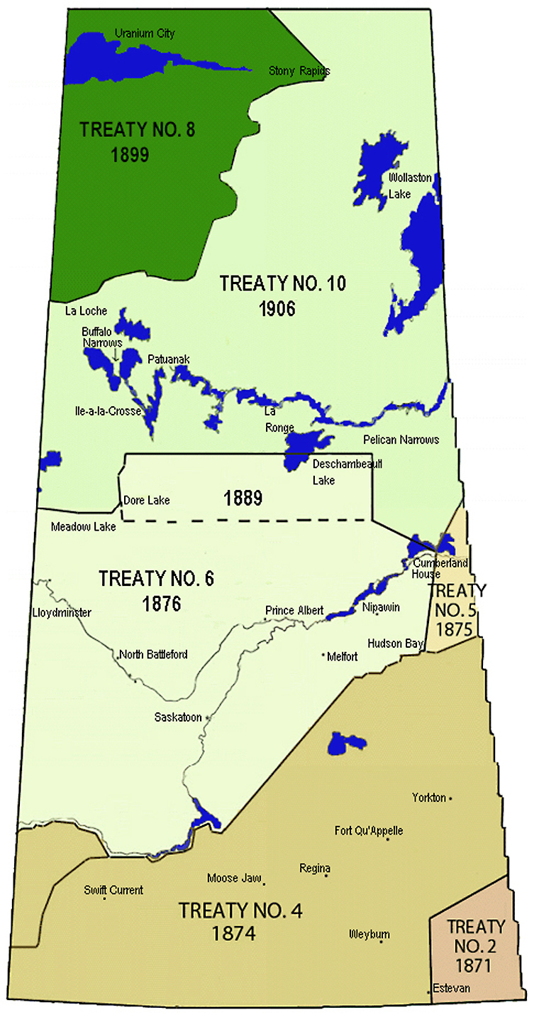 Saskatchewan Treaty Boundaries