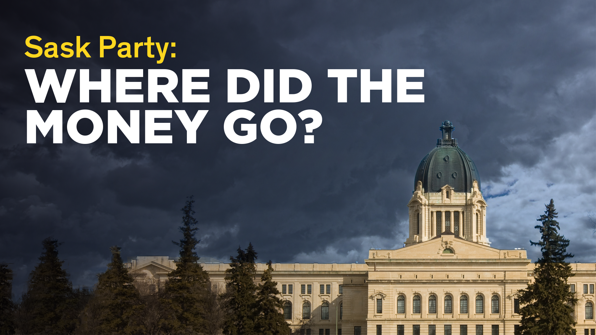 Rally will hold Sask Party government accountable for misspending and cuts to vital public services